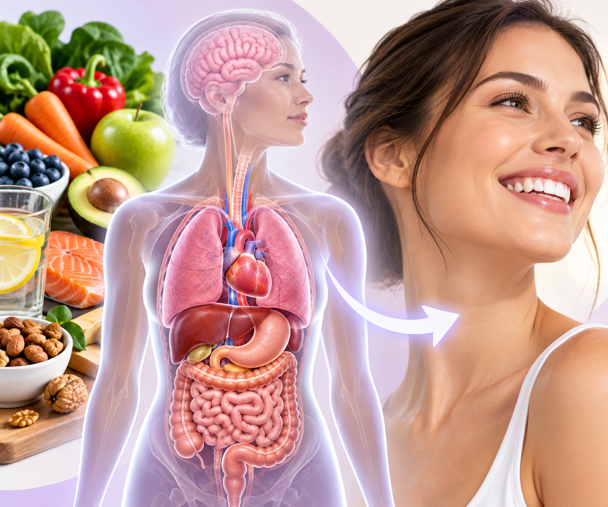 A healthy outside starts from the inside