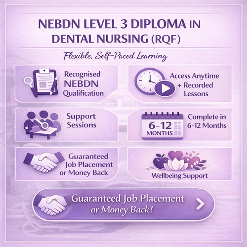 NEBDN Level 3 Diploma in Dental Nursing (RQF)